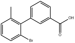 2-BroMo-6-Methylbiphenyl-3-carboxylic acid Struktur