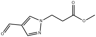 methyl 3-(4-formyl-1H-pyrazol-1-yl)propanoate(SALTDATA: FREE) Struktur