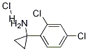 1-(2,4-dichlorophenyl)cyclopropanaMine hydrochloride Struktur