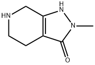 3H-Pyrazolo[3,4-c]pyridin-3-one, 1,2,4,5,6,7-hexahydro-2-Methyl- Struktur