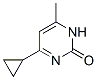 2(1H)-Pyrimidinone, 4-cyclopropyl-6-methyl- (9CI) Struktur