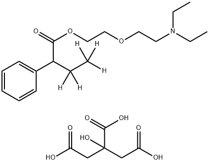 Butamirate-d5 Citrate Struktur