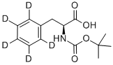 L-PHENYL-D5-ALANINE-N-T-BOC Struktur