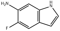 1H-Indol-6-amine,5-fluoro-(9CI) Struktur