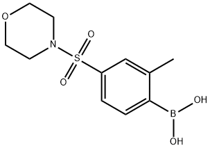 2-Methyl-4-(morpholinosulfonyl)phenylboronic acid Struktur