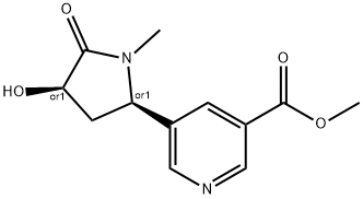 rac cis-3'-Hydroxy Cotinine-3-carboxylic Acid Methyl Ester
 Struktur