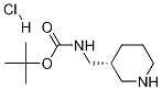 R-3-N-BOC-AMINOMETHYL PIPERIDINE-HCl Struktur