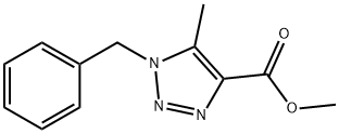 Methyl 1-benzyl-5-methyl-1H-1,2,3-triazole-4-carboxylate Struktur