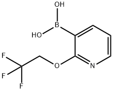 2-(2,2,2-Trifluoroethoxy)pyridine-3-boronic acid Struktur