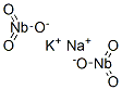 potassium sodium diniobate Struktur