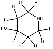 4-Hydroxypiperidine--d9 Struktur