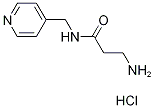 3-Amino-N-(4-pyridinylmethyl)propanamidehydrochloride Struktur