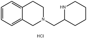 2-(2-Piperidinylmethyl)-1,2,3,4-tetrahydroisoquinoline dihydrochloride Struktur