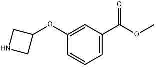 Methyl 3-(3-azetidinyloxy)benzoate Struktur