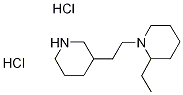 2-Ethyl-1-[2-(3-piperidinyl)ethyl]piperidinedihydrochloride Struktur