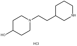 1-[2-(3-Piperidinyl)ethyl]-4-piperidinoldihydrochloride Struktur