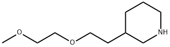 3-[2-(2-Methoxyethoxy)ethyl]piperidine Struktur