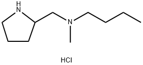 N-Methyl-N-(2-pyrrolidinylmethyl)-1-butanaminedihydrochloride Struktur