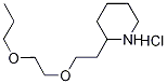 2-[2-(2-Propoxyethoxy)ethyl]piperidinehydrochloride Struktur