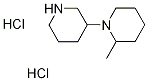 3-(2-Methyl-1-piperidinyl)piperidinedihydrochloride Struktur