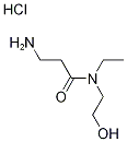 3-Amino-N-ethyl-N-(2-hydroxyethyl)propanamidehydrochloride Struktur