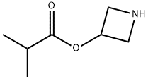 3-Azetidinyl 2-methylpropanoate Struktur