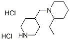 2-Ethyl-1-(4-piperidinylmethyl)piperidinedihydrochloride Struktur