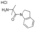 2-Amino-1-(2,3-dihydro-1H-indol-1-yl)-2-methyl-1-propanone hydrochloride Struktur