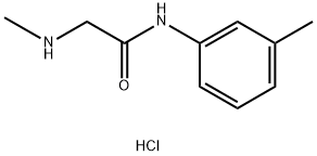 2-(Methylamino)-N-(3-methylphenyl)acetamidehydrochloride Struktur