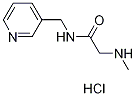 2-(Methylamino)-N-(3-pyridinylmethyl)acetamidehydrochloride Struktur