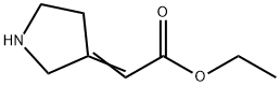 Ethyl 2-(3-pyrrolidinylidene)acetate Struktur