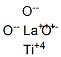 lanthanum titanium trioxide Struktur