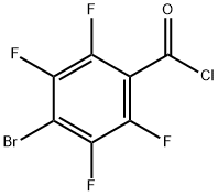 4-BROMO-2,3,5,6-TETRAFLUOROBENZOYL CHLORIDE Struktur