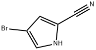 4-Bromo-1H-pyrrole-2-carbonitrile Struktur