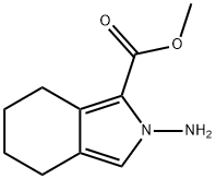 2H-Isoindole-1-carboxylicacid,2-amino-4,5,6,7-tetrahydro-,methylester(9CI) Struktur