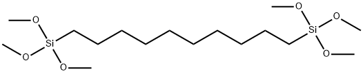 1,10-BIS-TRIMETHOXYSILYLDECANE Struktur