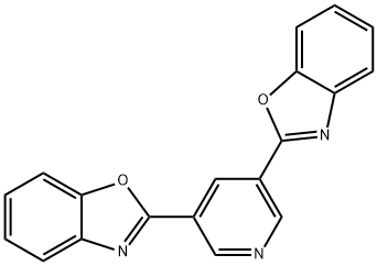 3,5-ジベンゾ(D)オキサゾール-2-イル)ピリジン 化學(xué)構(gòu)造式