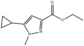 ethyl 5-cyclopropyl-1-methyl-1H-pyrazole-3-carboxylate Structure