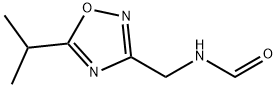 Formamide, N-[[5-(1-methylethyl)-1,2,4-oxadiazol-3-yl]methyl]- (9CI) Struktur