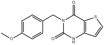 3-(4-Methoxy-benzyl)-1H-thieno[3,2-d]pyriMidine-2,4-dione Struktur