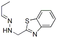 Propanal, 2-benzothiazolylmethylhydrazone (9CI) Struktur