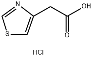 2-(4-Thiazolyl)acetic Acid Hydrochloride Struktur