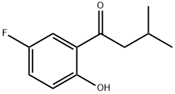 1-Butanone, 1-(5-fluoro-2-hydroxyphenyl)-3-Methyl- Struktur