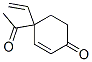 2-Cyclohexen-1-one, 4-acetyl-4-ethenyl- (9CI) Struktur