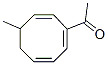 Ethanone, 1-(6-methyl-1,3,7-cyclooctatrien-1-yl)- (9CI) Struktur