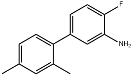 [1,1'-Biphenyl]-3-aMine, 4-fluoro-2',4'-diMethyl- Struktur