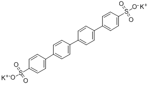 1,1':4',1'':4'',1'''-QUATERPHENYL-4,4'''-DISULFONIC ACID DIPOTASSIUM SALT Structure