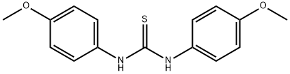 1,3-bis(4-methoxyphenyl)thiourea Struktur