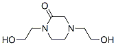 Piperazinone, 1,4-bis(2-hydroxyethyl)- (9CI) Struktur