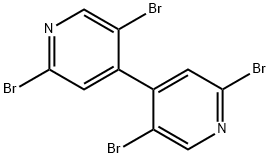 2,5,2',5'-tetrabromo-[4,4']bipyridinyl Struktur